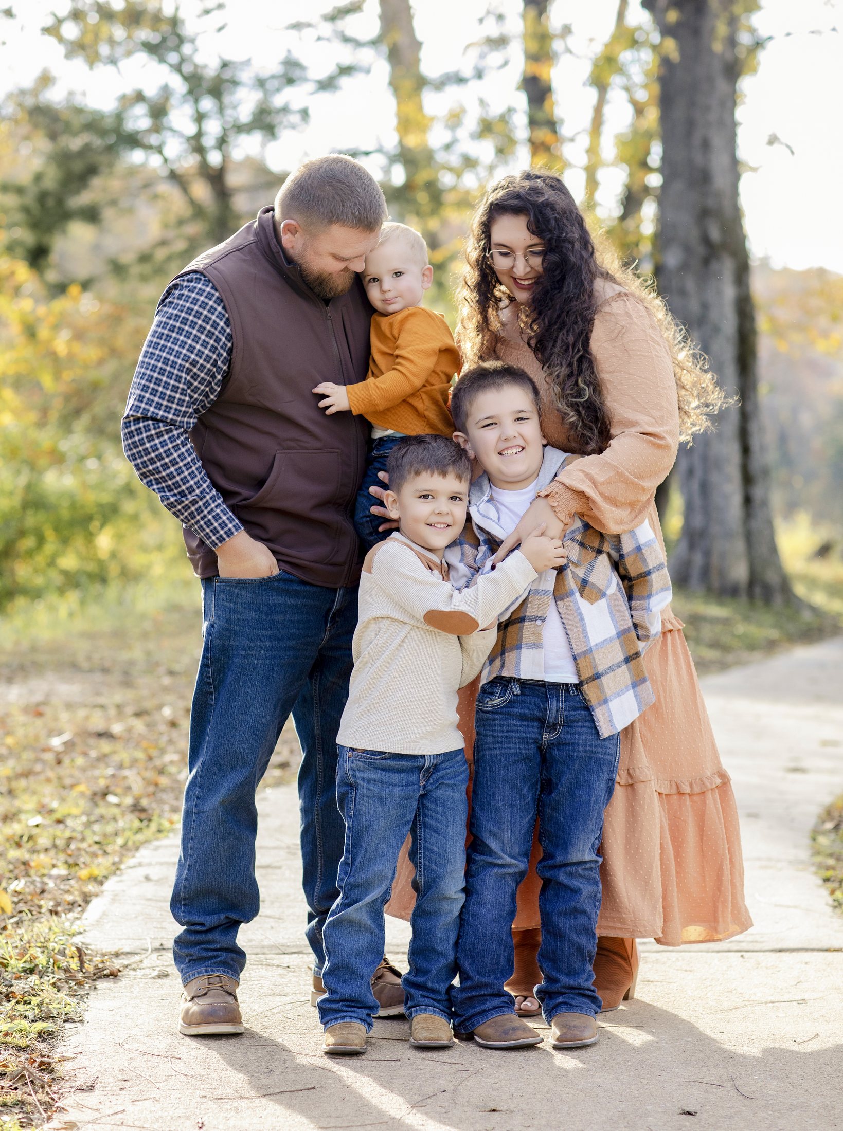 Fall family portraits by OneShot Photography